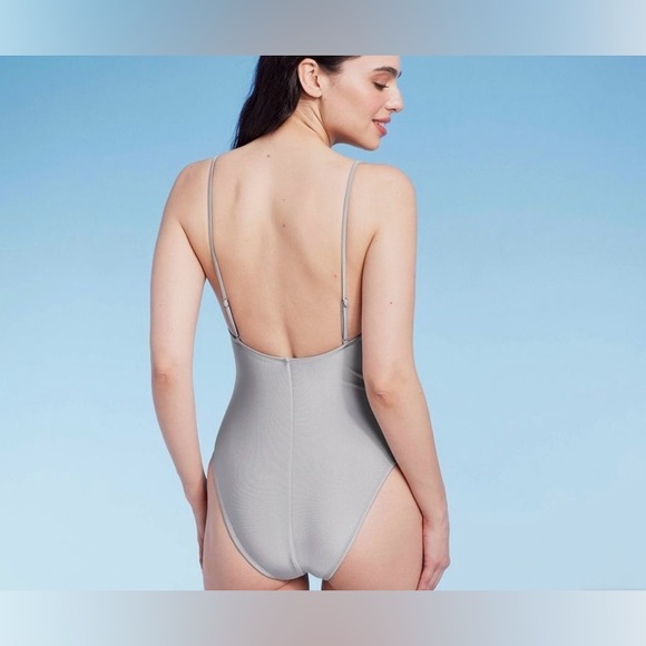 Square Neck Cheeky One Piece Swimsuit - Shade & Shore - Picture 5 of 9